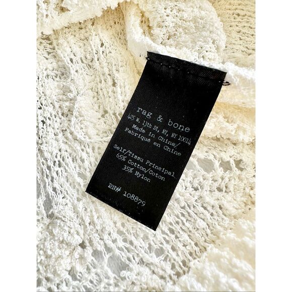 Rag n’ bone New York Kaitlyn knit cream sweater size xs - Picture 4 of 8